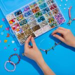 Plastic 36 Grid Cells Multicolor purpose Jewelry Organizer Rectangular Storage Box, with Adjustable Dividers, Transparent Storage Organizer Box for Jewelry Beads Earring - Image 5