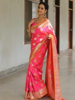 Women’s Banarasi Saree Pure Kanjivaram Silk Saree Soft new ladies 2025 Design Wear Pattu Sarees - Image 2