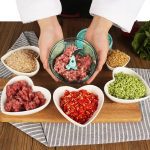 Handy Mini Plastic Vegetable Chopper Cutter, Onion Chopper Vegetables for Kitchen Accessories with 3 Blades - Image 4