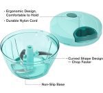 Handy Mini Plastic Vegetable Chopper Cutter, Onion Chopper Vegetables for Kitchen Accessories with 3 Blades - Image 3