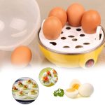 Egg Boiler Electric Automatic Off 7 Egg Poacher for Steaming, Cooking, Boiling and Frying (Single Layer, multicolour) - Image 2