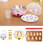 Egg Boiler Electric Automatic Off 7 Egg Poacher for Steaming, Cooking, Boiling and Frying (Single Layer, multicolour) - Image 5