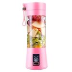 Multi-Purpose Portable USB Electric Juicer 6-Blades, Protein Shaker, Blender Mixer Cup (380 ML) - Image 3