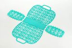Plastic Foldable Basket Bag || Fruit & Vegetable Storage Basket (3 Pcs Set / Multicolor) - Image 3