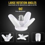 28W Fan Shape LED Bulb - Up to 85% Energy Saving Ceiling Light, Super Bright B22 Lamp for Home, Office, Godown, Factory (Cool White) - Pack of 1 - Image 4
