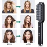 HQT-909B Hair Straightener Used While Massaging Hair SCALPS and Head - Image 2