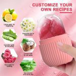 Ice Roller for Face and Eye Facial Massager and Roller Combo (Pink) - Image 3