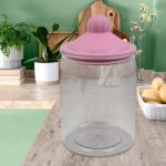 Transparent Kitchen Plastic Container/Jar Set (2 Pcs Set / 1100 ML Approx) - Image 3