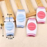 2 Pair Baby Knee Pads for Crawling | Knee Cap for Kids | Kids Knee Protectors | Ideal for 6-12 Months Babies (Multi Color) - Image 4