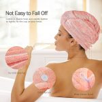 Quick Turban Hair-Drying Absorbent Microfiber Towel/Dry Shower Caps/Bathrobe Hat/Magic Hair Wrap For Women (Multi Color)(Set Of 1) - Image 6