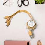 Retractable Charger Charging Cable, Micro USB Cable, 3 in 1, Multi Charging Cable, Compatible with Phone/Type C/Micro Android USB and Other Mobile Devices (1 Pc) - Image 4