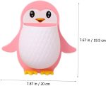 Penguin Storage Box, Adhesive Remote Case, Electric Toothbrushes Holder, Universal Controller Holder, Wall Nightstand, Office Plastic Wall Mount - Image 3