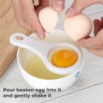 Egg Yolk Separator, Egg White Yolk Filter Separator, Egg Strainer Spoon Filter Egg Divider - Image 3