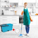 Quick Spin Mop – Plastic Floor Cleaner with Big Bucket & Easy Wheels - Image 3