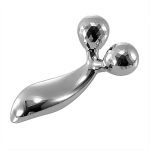 Dealsure 3D Manual Roller Massager 360 Rotate Roller Face Body Massager For Skin Lifting, Wrinkle Remover and Facial Massage, Relaxation and Skin Tightening Tool For Uni- Sex (Silver Color) - Image 2