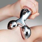 Dealsure 3D Manual Roller Massager 360 Rotate Roller Face Body Massager For Skin Lifting, Wrinkle Remover and Facial Massage, Relaxation and Skin Tightening Tool For Uni- Sex (Silver Color) - Image 4