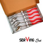 Stainless Steel Serving Spoon Set 5 pcs - Image 5
