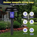 Medium Garden Solar Powered LED Mosquito Trap/Bug Zapper (1 Pc), Eco-Friendly, Effective, Waterproof, Outdoor Pest Control, Solar-Powered, Non-Toxic - Image 3