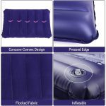 elvet Air Inflatable Travel Pillow – Comfortable Neck Support for Travel, Flights & Road Trips | Blue Inflatable Pillow for Relaxation & Easy Storage - Image 4