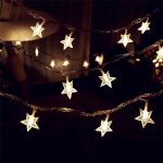 20 LED Star String Lights – Battery Operated Warm White Decorative Fairy Lights for Indoor & Outdoor, Perfect for Bedroom, Party, Christmas & Home Decor - Image 5