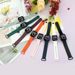 6 Colours Luminous LED Display Fashionable Children Kids Digital Watches Waterproof Sports Square Electronic Led Watch for Kids Boy Baby Girls Digital Watch for Kids - Red - Image 4