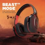 Rockerz 425 Bluetooth Wireless Over Ear Headphones with Mic Signature Sound, Beast Mode for Gaming, Enx Tech, ASAP Charge, 25H Playtime, Bluetooth V5.2 (Active Black) - Image 5