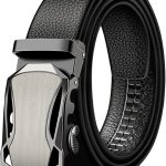 Men's PU Leather Belt (BLACK 72)