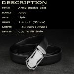 Men's PU Leather Belt (BLACK 72) - Image 3