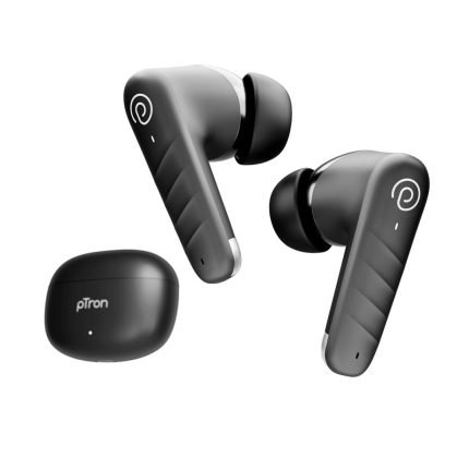 Bassbuds Spark in-Ear TWS Earbuds with Stereo Sound, 40Hrs Playtime, Stereo Calls, Bluetooth V5.3 Headphones with Quick Pairing, Touch Control, Voice Assistant, Type C Charging & IPX5 (Black)