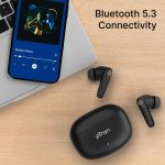 Bassbuds Spark in-Ear TWS Earbuds with Stereo Sound, 40Hrs Playtime, Stereo Calls, Bluetooth V5.3 Headphones with Quick Pairing, Touch Control, Voice Assistant, Type C Charging & IPX5 (Black) - Image 3