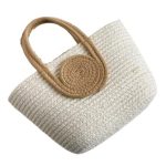 Attractive Hand Bag | Large Tote | Summer Bucket | Bamboo Beach Basket for Women | Boho Handbag | Jute Handmade