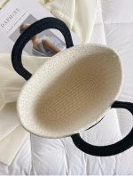 Attractive Hand Bag | Large Tote | Summer Bucket | Bamboo Beach Basket for Women | Boho Handbag | Jute Handmade (Yellow) - Image 5