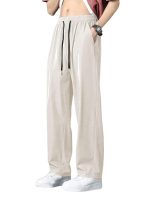 Lycra Track Pants for Men – Stretchable Loose Fit Gym Joggers | Korean Style Workout Pants with Trendy Gym & Streetwear Bottoms with Utility Pockets (Available in Plus Size and Combo Pack of 2,Cream) (Copy)