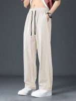 Lycra Track Pants for Men – Stretchable Loose Fit Gym Joggers | Korean Style Workout Pants with Trendy Gym & Streetwear Bottoms with Utility Pockets (Available in Plus Size and Combo Pack of 2,Cream) (Copy) - Image 3