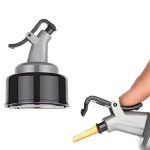 1L Oil Dispenser with Lid & Drip-Free Spout (Plastic) by Vastate - Image 3