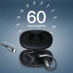 Zenbuds Evo X2 Pro Open Ear Wireless Earbuds, SafeBeats Design, 4 QuadPro Mics with ENC Calls, 60H Playtime, Wraparound Audio, BT5.3 Headphones, Touch Control & Type C Fast Charging (Jet Black) - Image 4