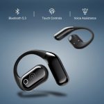 Zenbuds Evo X2 Pro Open Ear Wireless Earbuds, SafeBeats Design, 4 QuadPro Mics with ENC Calls, 60H Playtime, Wraparound Audio, BT5.3 Headphones, Touch Control & Type C Fast Charging (Jet Black) - Image 3