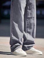 Men Jeans || Baggy Fit Jean's for Man || Loose Fit High Rise Denim || Stretchable Casual Wear Jeans (Grey) - Image 3
