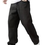 Men Jeans || Baggy Fit Jean's for Man || Loose Fit High Rise Denim || Stretchable Casual Wear Jeans (Black)