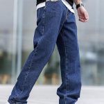 Mens Regular Fit|Classic Design with Stylish Look |Day Comfort|Mide Rise Strachable Jeans (Dark Blue)