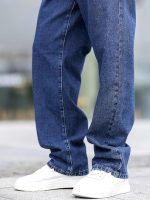 Mens Regular Fit|Classic Design with Stylish Look |Day Comfort|Mide Rise Strachable Jeans (Dark Blue) - Image 3