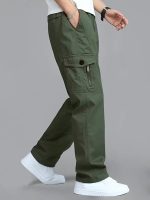 Men Cargo || Men Cargo Pants || Men Cargo Pants Cotton || Cargos for Men (Green) - Image 3