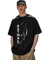Half Sleeve Oversized Tshirt for Men, Round Neck Cottonblend Drop Shoulder Printed T-Shirt (Black)