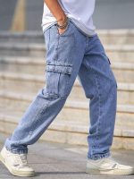 Men Jeans || Jeans for Men || Cargo Jeans (Blue) - Image 4
