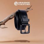 Genuine Leather Belt for Men - Adjustable Waistband up to 46 Inches Belt for Jeans & Dress Pants - 1.5" Width - Zinc Casted Buckle - Formal & Casual Wear - Branded Mens Belt - Image 2