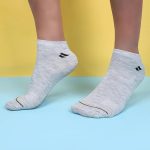 12 Pairs Solid Cotton Ankle Length Socks for Men & Women, Multicolor, Pack of 12, Free Size - Image 4