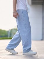 Regular Mens Jeans (Light Blue) - Image 5