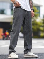 Mens Regular Fit|Classic Design with Stylish Look |Day Comfort|Mide Rise Strachable Jeans (Light Grey) - Image 5