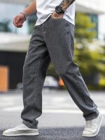 Mens Regular Fit|Classic Design with Stylish Look |Day Comfort|Mide Rise Strachable Jeans (Light Grey) - Image 4