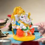 Lord Ganesha Idol / Ganpati Statue / Ganpatii Bappa Showpiece for Gifts (1 Pc) - Image 5